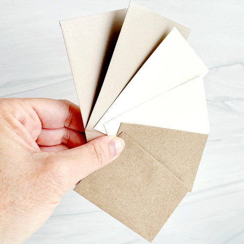 Kleine Umschläge für Notizkarten, 9er-Set – Produktbild 2