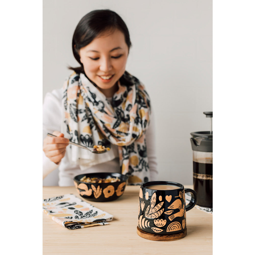 Steingut-Tasse Imprint, 400 ml, satinierte Glasur – Produktbild 14