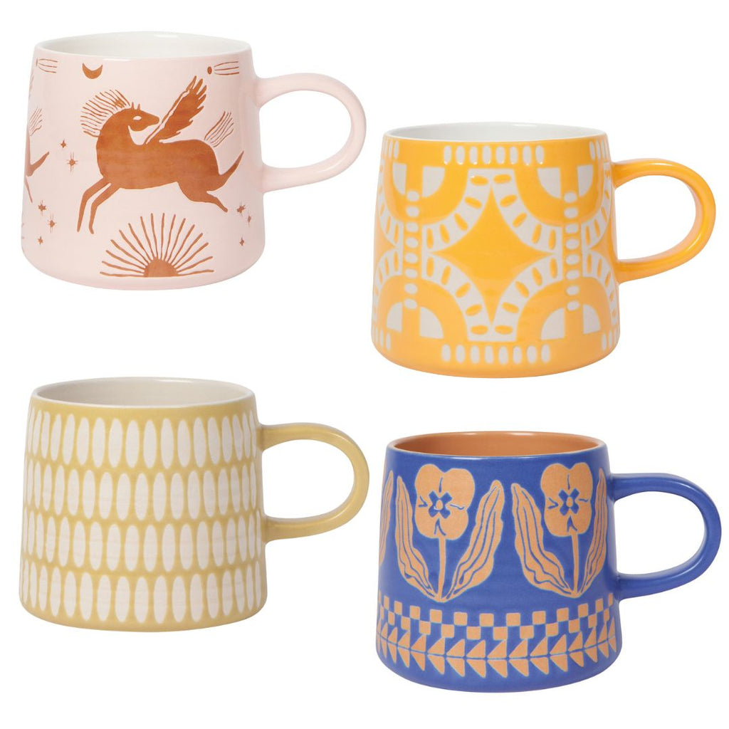 Steingut-Tasse Imprint, 400 ml, satinierte Glasur – Produktbild 4